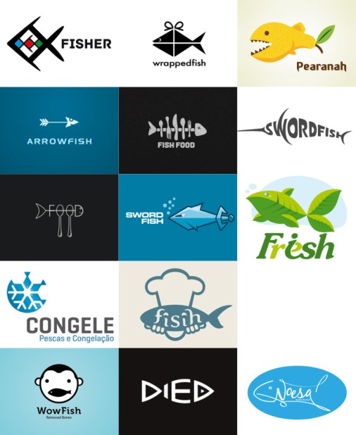 激发灵感 以鱼为主题元素的独创logo设计作品