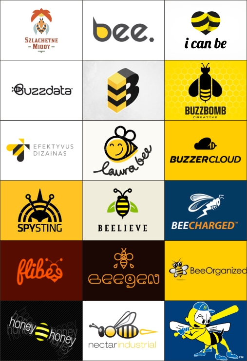 1976标志设计网——蜜蜂logo设计元素实例欣赏(多图)